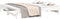 vidaXL - Slaapbank - uitschuifbaar - massief - grenenhout - wit - 2x(90x200) - cm