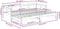 vidaXL - Slaapbank - uitschuifbaar - massief - grenenhout - zwart - 2x(80x200) - cm