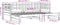vidaXL - Slaapbank - uitschuifbaar - massief - grenenhout - zwart - 2x(90x190) - cm