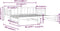 vidaXL - Slaapbank - uitschuifbaar - massief - grenenhout - zwart - 2x(80x200) - cm