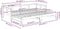 vidaXL - Slaapbank - uitschuifbaar - massief - grenenhout - zwart - 2x(90x200) - cm
