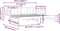 vidaXL - Slaapbank - uitschuifbaar - massief - grenenhout - zwart - 2x(90x200) - cm