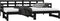 vidaXL - Slaapbank - uitschuifbaar - massief - grenenhout - zwart - 2x(80x200) - cm