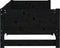vidaXL - Slaapbank - uitschuifbaar - massief - grenenhout - zwart - 2x(90x200) - cm