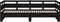 vidaXL - Slaapbank - uitschuifbaar - massief - grenenhout - zwart - 2x(90x190) - cm