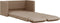 vidaXL - Slaapbank - vloermodel - 2-in-1 - 112x174x55 - cm - kunstleer - cappuccino
