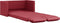vidaXL - Slaapbank - vloermodel - 2-in-1 - 112x174x55 - cm - kunstleer - wijnrood