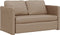 vidaXL - Slaapbank - vloermodel - 2-in-1 - 112x174x55 - cm - kunstleer - cappuccino