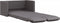 vidaXL - Slaapbank - vloermodel - 2-in-1 - 112x174x55 - cm - kunstleer - grijs