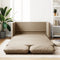 vidaXL - Slaapbank - vloermodel - 2-in-1 - 112x174x55 - cm - kunstleer - cappuccino