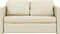 vidaXL - Slaapbank - vloermodel - 2-in-1 - 112x174x55 - cm - kunstleer - crèmekleur