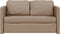 vidaXL - Slaapbank - vloermodel - 2-in-1 - 112x174x55 - cm - kunstleer - cappuccino