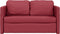vidaXL - Slaapbank - vloermodel - 2-in-1 - 112x174x55 - cm - kunstleer - wijnrood