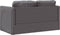 vidaXL - Slaapbank - vloermodel - 2-in-1 - 112x174x55 - cm - kunstleer - grijs