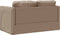 vidaXL - Slaapbank - vloermodel - 2-in-1 - 112x174x55 - cm - kunstleer - cappuccino