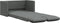 vidaXL - Slaapbank - vloermodel - 2-in-1 - 112x174x55 - cm - stof - donkergrijs