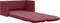 vidaXL - Slaapbank - vloermodel - 2-in-1 - 112x174x55 - cm - stof - wijnrood