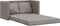 vidaXL - Slaapbank - vloermodel - 2-in-1 - 112x174x55 - cm - stof - taupe