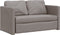 vidaXL - Slaapbank - vloermodel - 2-in-1 - 112x174x55 - cm - stof - taupe