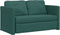 vidaXL - Slaapbank - vloermodel - 2-in-1 - 112x174x55 - cm - stof - donkergroen