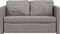 vidaXL - Slaapbank - vloermodel - 2-in-1 - 112x174x55 - cm - stof - taupe