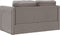 vidaXL - Slaapbank - vloermodel - 2-in-1 - 112x174x55 - cm - stof - taupe