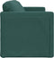 vidaXL - Slaapbank - vloermodel - 2-in-1 - 112x174x55 - cm - stof - donkergroen