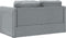 vidaXL - Slaapbank - vloermodel - 2-in-1 - 112x174x55 - cm - stof - lichtgrijs