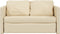 vidaXL - Slaapbank - vloermodel - 2-in-1 - 112x174x55 - cm - stof - crèmekleurig