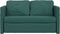 vidaXL - Slaapbank - vloermodel - 2-in-1 - 112x174x55 - cm - stof - donkergroen