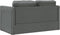 vidaXL - Slaapbank - vloermodel - 2-in-1 - 112x174x55 - cm - stof - donkergrijs