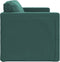 vidaXL - Slaapbank - vloermodel - 2-in-1 - 122x204x55 - cm - fluweel - donkergroen