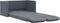 vidaXL - Slaapbank - vloermodel - 2-in-1 - 122x204x55 - cm - fluweel - donkergrijs