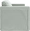 vidaXL - Slaapbank - vloermodel - 2-in-1 - 122x204x55 - cm - fluweel - lichtgrijs