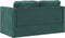 vidaXL - Slaapbank - vloermodel - 2-in-1 - 122x204x55 - cm - fluweel - donkergroen
