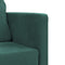 vidaXL - Slaapbank - vloermodel - 2-in-1 - 122x204x55 - cm - fluweel - donkergroen
