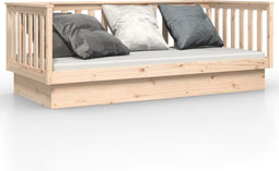 vidaXL - Slaapbank - zonder - matras - 100x200 - cm - massief - grenenhout