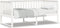vidaXL - Slaapbank - zonder - matras - 100x200 - cm - massief - grenenhout - wit