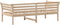 vidaXL - Slaapbank - zonder - matras - 100x200 - cm - massief - grenenhout