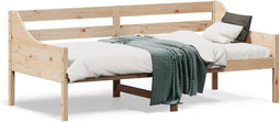 vidaXL - Slaapbank - zonder - matras - 75x190 - cm - massief - grenenhout
