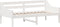 vidaXL - Slaapbank - zonder - matras - 75x190 - cm - massief - grenenhout - wit