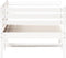vidaXL - Slaapbank - zonder - matras - 75x190 - cm - massief - grenenhout - wit
