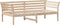 vidaXL - Slaapbank - zonder - matras - 75x190 - cm - massief - grenenhout