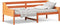 vidaXL - Slaapbank - zonder - matras - 80x200 - cm - massief - grenenhout - wasbruin