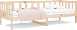vidaXL - Slaapbank - zonder - matras - 80x200 - cm - massief - grenenhout