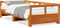 vidaXL - Slaapbank - zonder - matras - 80x200 - cm - massief - grenenhout - wasbruin