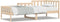 vidaXL - Slaapbank - zonder - matras - 80x200 - cm - massief - grenenhout