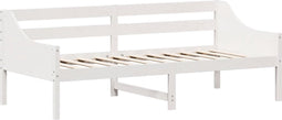vidaXL - Slaapbank - zonder - matras - 80x200 - cm - massief - grenenhout - wit