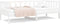 vidaXL - Slaapbank - zonder - matras - 80x200 - cm - massief - grenenhout - wit