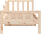 vidaXL - Slaapbank - zonder - matras - 80x200 - cm - massief - grenenhout